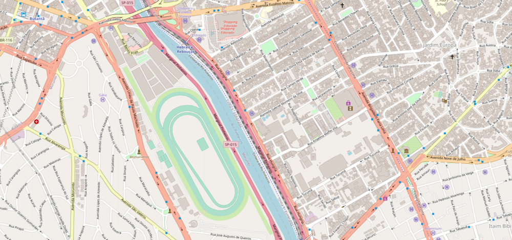 Imagem mapa_CPTM - Estações Eusebio Matoso e Cidade Jardim