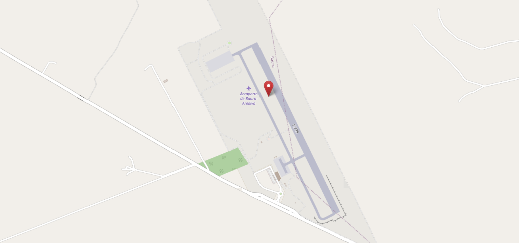 Imagem mapa_Aeroporto Bauru