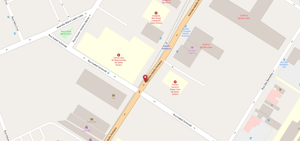 Imagem mapa_Estação Adolfo Pinheiro